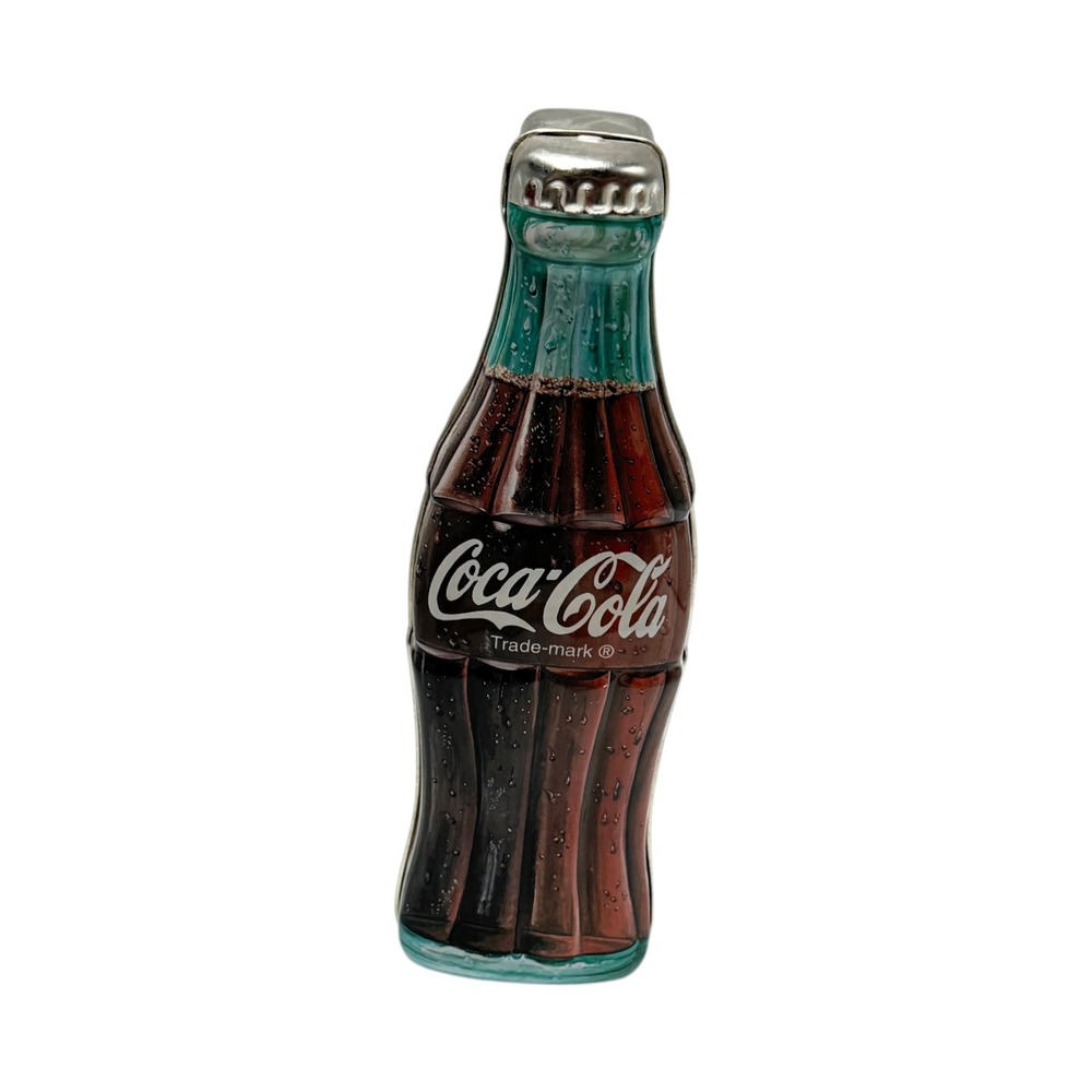 Coca-Cola Collectible Bottle Shaped Tin Brown 1994 Collectible